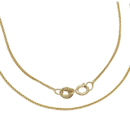 ZŁOTY ŁAŃCUSZEK 585 LISI OGON 45cm PEŁNE ZŁOTO