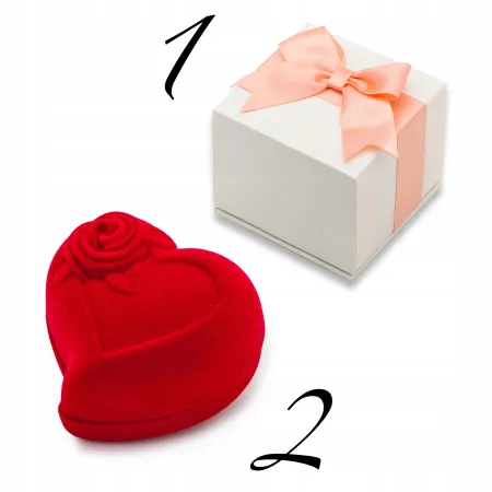 Pierścionek Zaręczynowy Brylant Białe Złoto Grawer