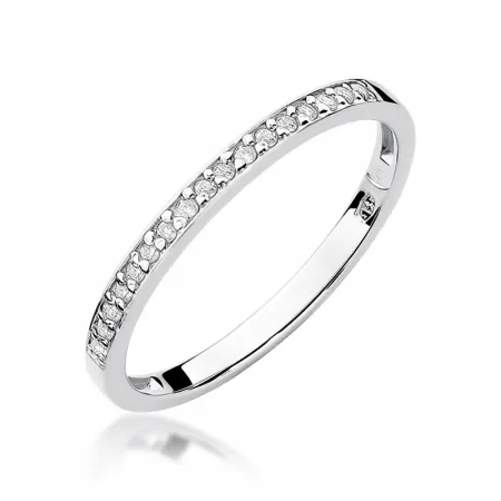 Złoty Pierścionek Obrączka Brylanty Próba 585