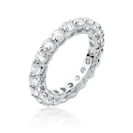 Złoty Elegancki 585 Pierścionek Brylanty Prezent