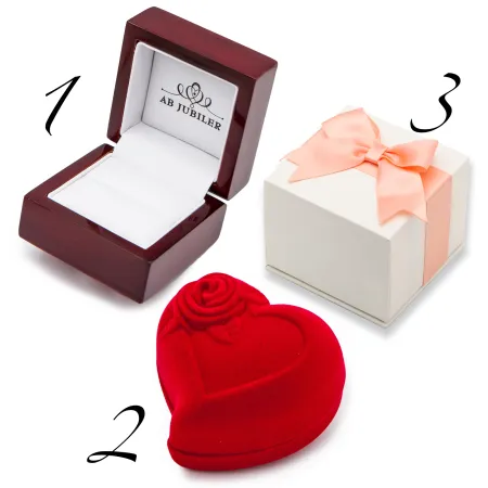 Pierścionek Brylant 0,40ct Różowe Złoto 585 Grawer