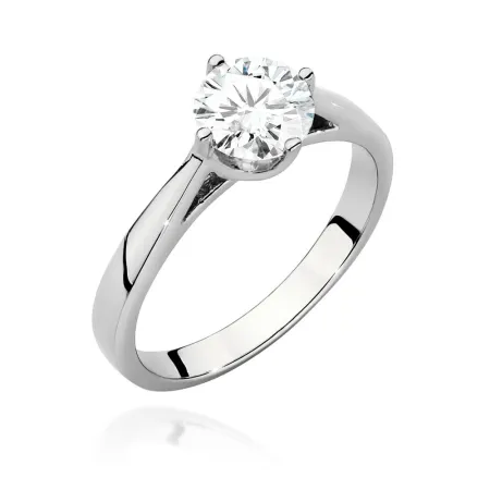 Pierścionek Białe Złoto 585 z Brylantem 1,00ct