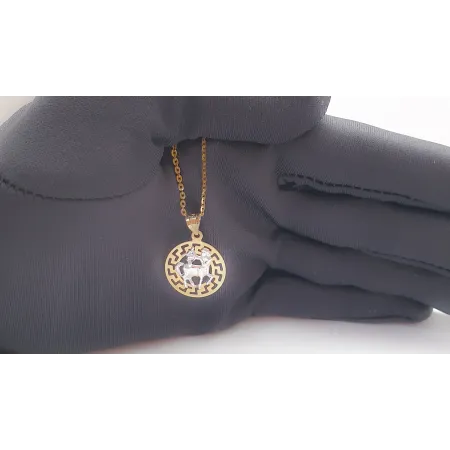 ZŁOTA 585 ZAWIESZKA ZNAK ZODIAKU STRZELEC 