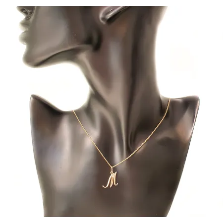 ZŁOTA ZAWIESZKA 585 LITERKA M NA PREZENT