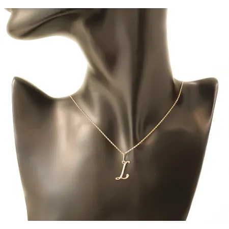 ZŁOTA ZAWIESZKA 585  LITERKA L