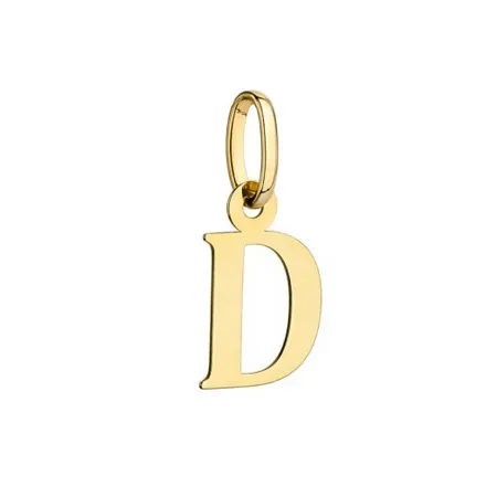 Złota Zawieszka Mała Literka ''D'' pr 585