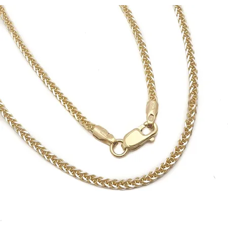 ZŁOTY 585 ŁAŃCUSZEK 55cm LISI OGON L1091C
