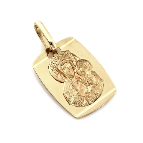 Złoty Medalik 585 Matka Boska Częstochowska