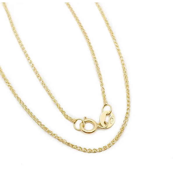 ZŁOTY ŁAŃCUSZEK 45cm LISI OGON 585 