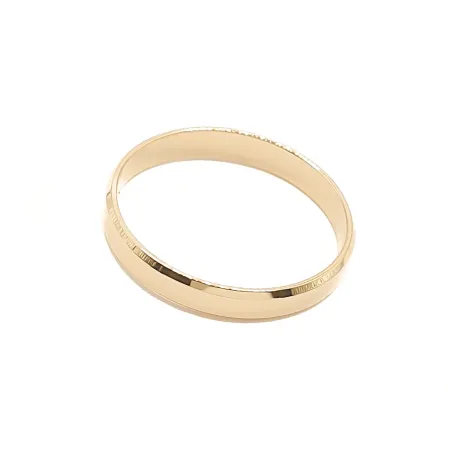 ZŁOTA OBRĄCZKA PŁASKA KLASYCZNA 585 3mm GRAWER