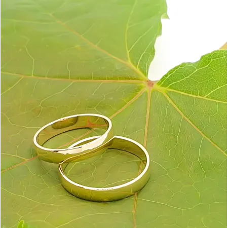 OBRĄCZKA ZŁOTA PÓŁOKRĄGŁA KLASYCZNA 585 3mm GRAWER