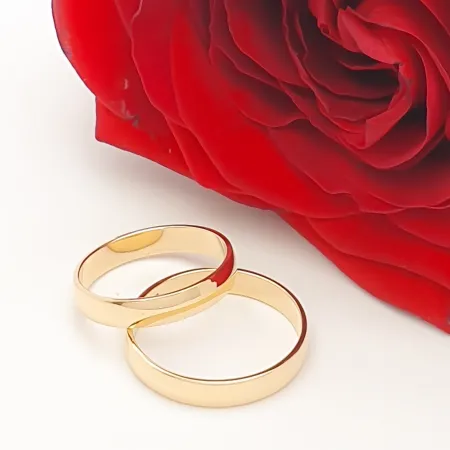 OBRĄCZKA ZŁOTA KLASYCZNA PÓŁOKRĄGŁA 585 3mm GRAWER