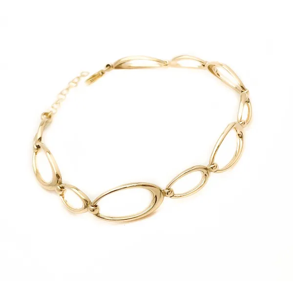 Złota Damska Bransoletka na Prezent pr 585