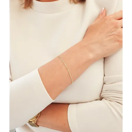 Złota Bransoletka 585 Marina Gucci Pełne Złoto