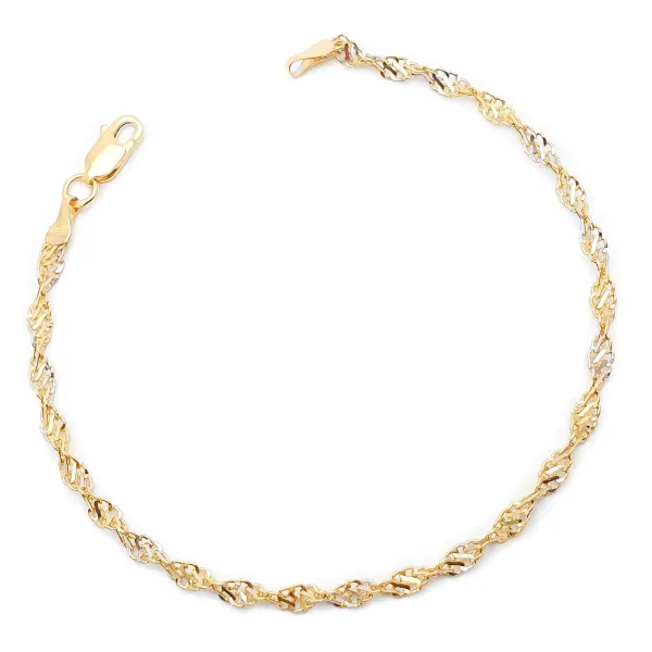 Bransoletka Damska Złota Rebeka Próba 585 19,5 cm