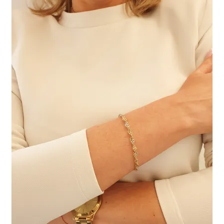 Bransoletka Damska Złota Rebeka Próba 585 18,0 cm