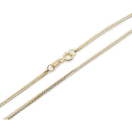 DWUKOLOROWA BRANSOLETKA 585 LISI OGON 18cm