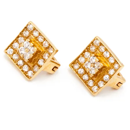 EKSKLUZYWNE ZŁOTE KOLCZYKI id K054