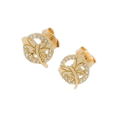 ZŁOTE ŚLICZNE KOLCZYKI pr 585