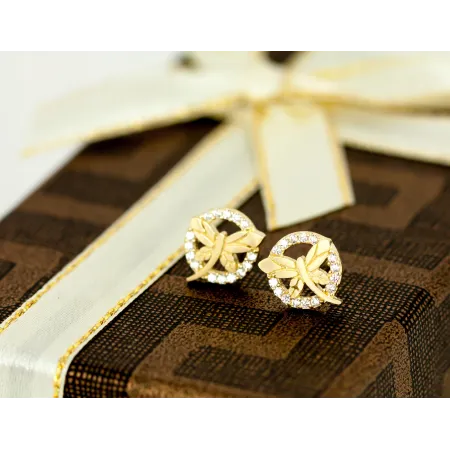 ZŁOTE ŚLICZNE KOLCZYKI pr 585