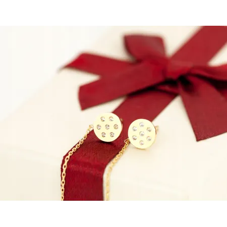 ZŁOTE 14K KOLCZYKI id K1086