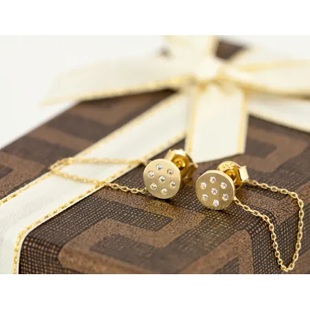 ZŁOTE 14K KOLCZYKI id K1086