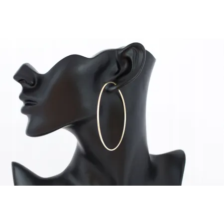 ZŁOTE 585 KOLCZYKI KOŁA id K1166