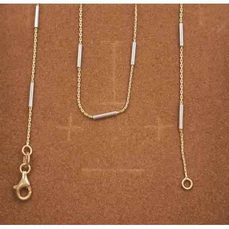 ZŁOTY GUSTOWNY ŁAŃCUSZEK PRÓBA 585