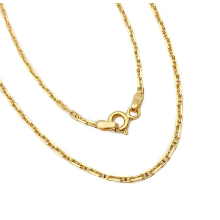 ZŁOTY 585 ŁAŃCUSZEK CIEKAWY WZÓR 