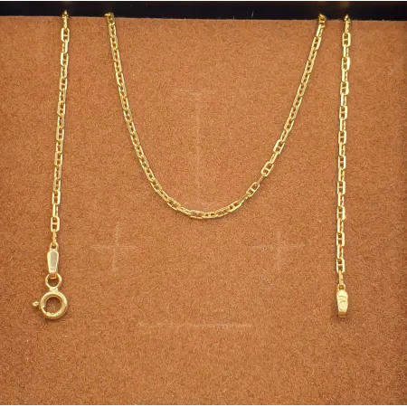 ZŁOTY 585 ŁAŃCUSZEK CIEKAWY WZÓR 