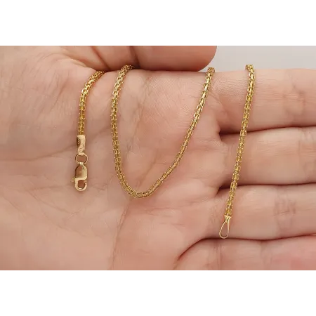 ZŁOTY ELEGANCKI ŁAŃCUSZEK PRÓBA 585