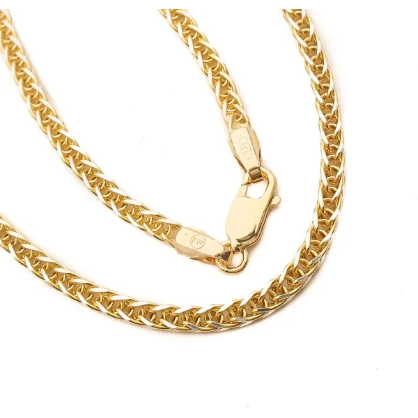 ZŁOTY ŁAŃCUSZEK 55cm LISI OGON pr 585 