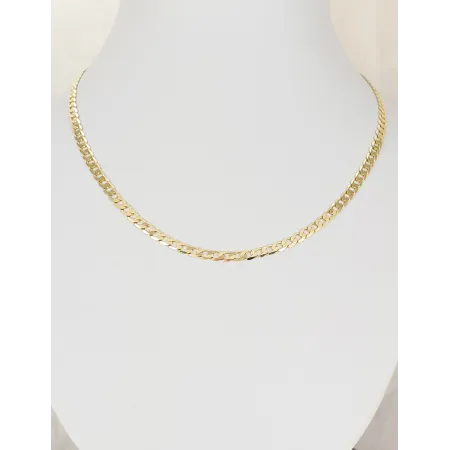 ZŁOTY ŁAŃCUSZEK 585 PANCERKA PEŁNA 60cm  L1108C