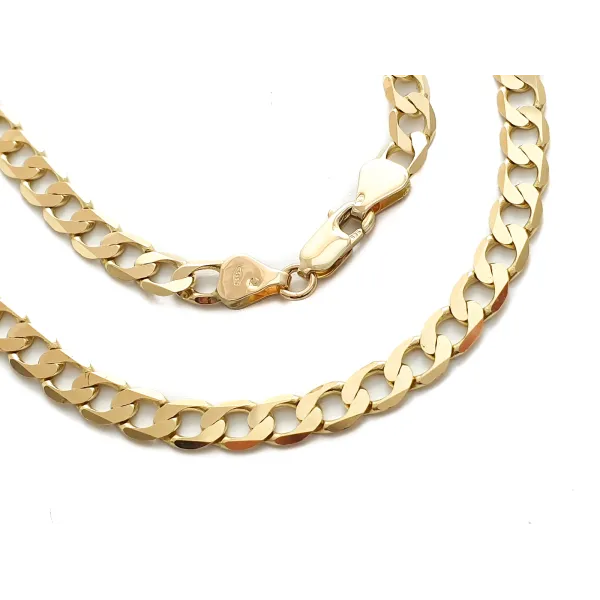 ZŁOTY ŁAŃCUSZEK PANCERKA PEŁNA 60 cm L1144B