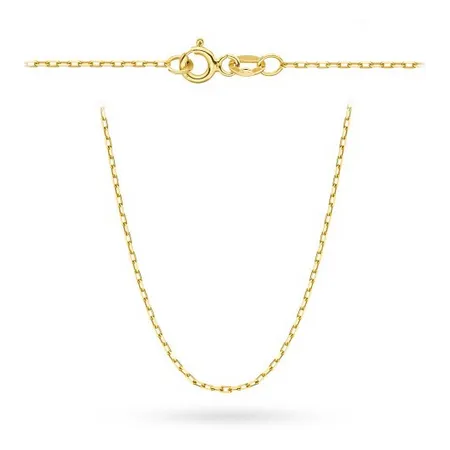 Złoty Damski Łańcuszek Ankier 42cm Próba 585