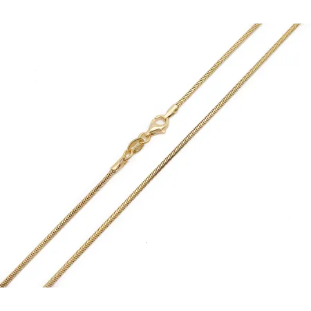 Złoty 585 Łańcuszek Linka 50 cm 
