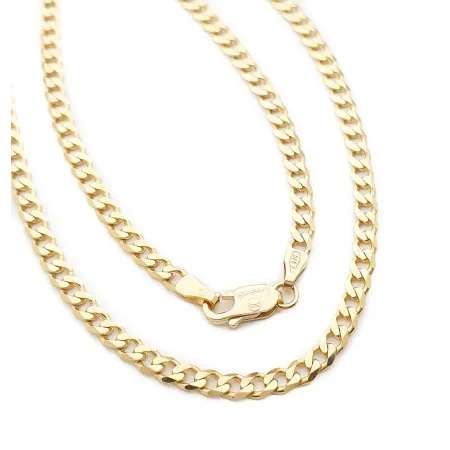 ŁAŃCUSZEK ZŁOTY KLASYCZNA PANCERKA 50cm 