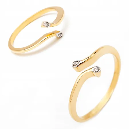 ŁADNY ZŁOTY PIERŚCIONEK id P674