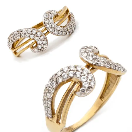 ZŁOTY 8K PIERŚCIONEK id P745