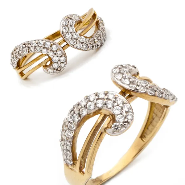 ZŁOTY 8K PIERŚCIONEK id P745