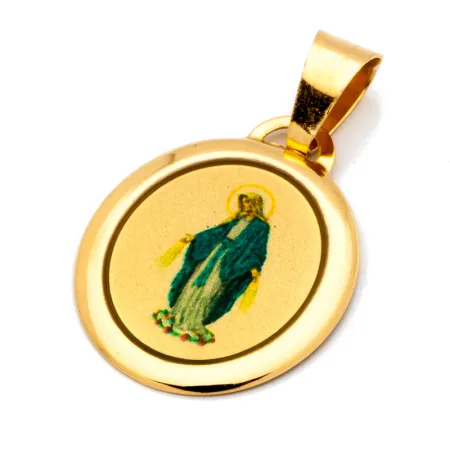 MEDALIK ZŁOTY MATKA BOSKA pr 585