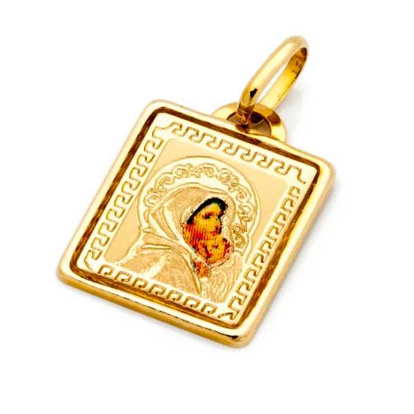 ZŁOTY MEDALIK MATKA BOSKA Z DZIECIĄTKIEM pr 585