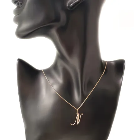 ZŁOTA ZAWIESZKA 585 LITERKA N 