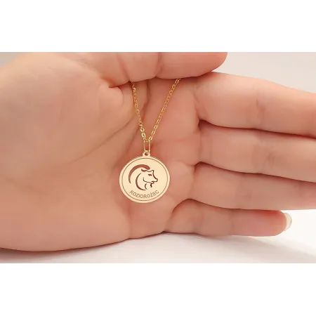 ZŁOTA 585 ZAWIESZKA ZNAK ZODIAKU KOZIOROŻEC