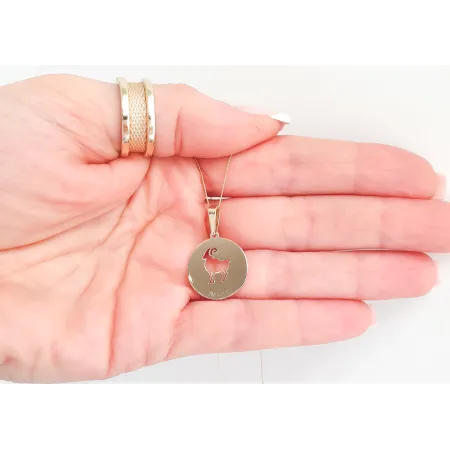 ZŁOTA 585 ZAWIESZKA ZODIAK BARAN 