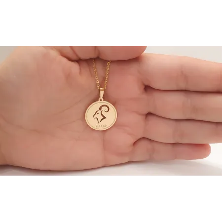 ZŁOTA 585 ZAWIESZKA ZNAK ZODIAKU BARAN