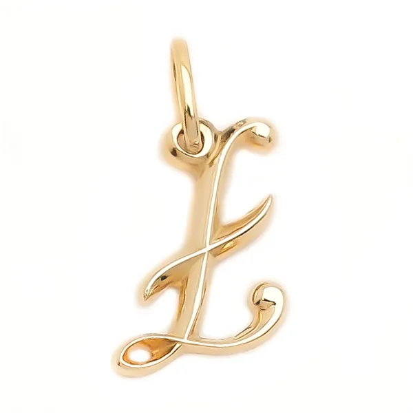 ZŁOTA 585 ZAWIESZKA LITERKA Ł 
