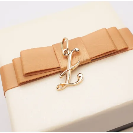 ZŁOTA 585 ZAWIESZKA LITERKA Ł 