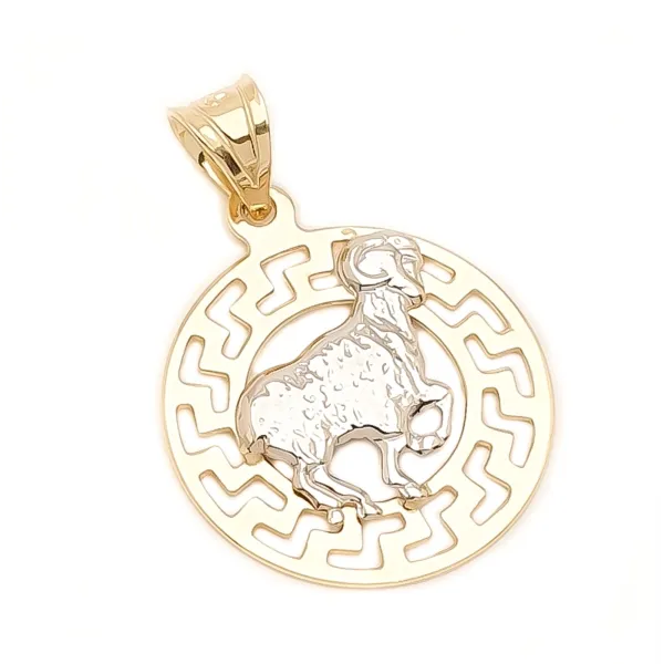 ZŁOTA 585 ZAWIESZKA ZNAK ZODIAKU BARAN