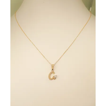 ZŁOTA ZAWIESZKA LITERKA G id Z1404